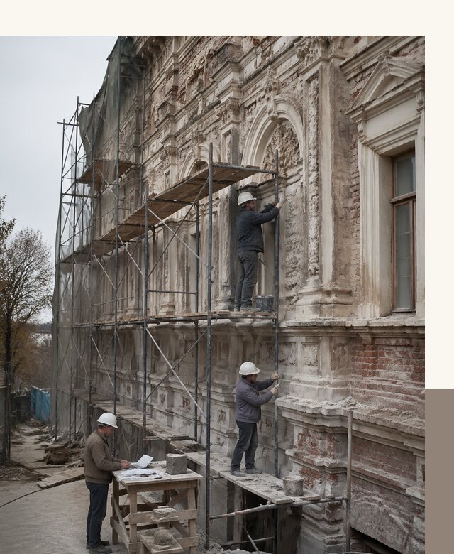 Реставрация объектов культурного наследия под ключ в Каменске-Уральском